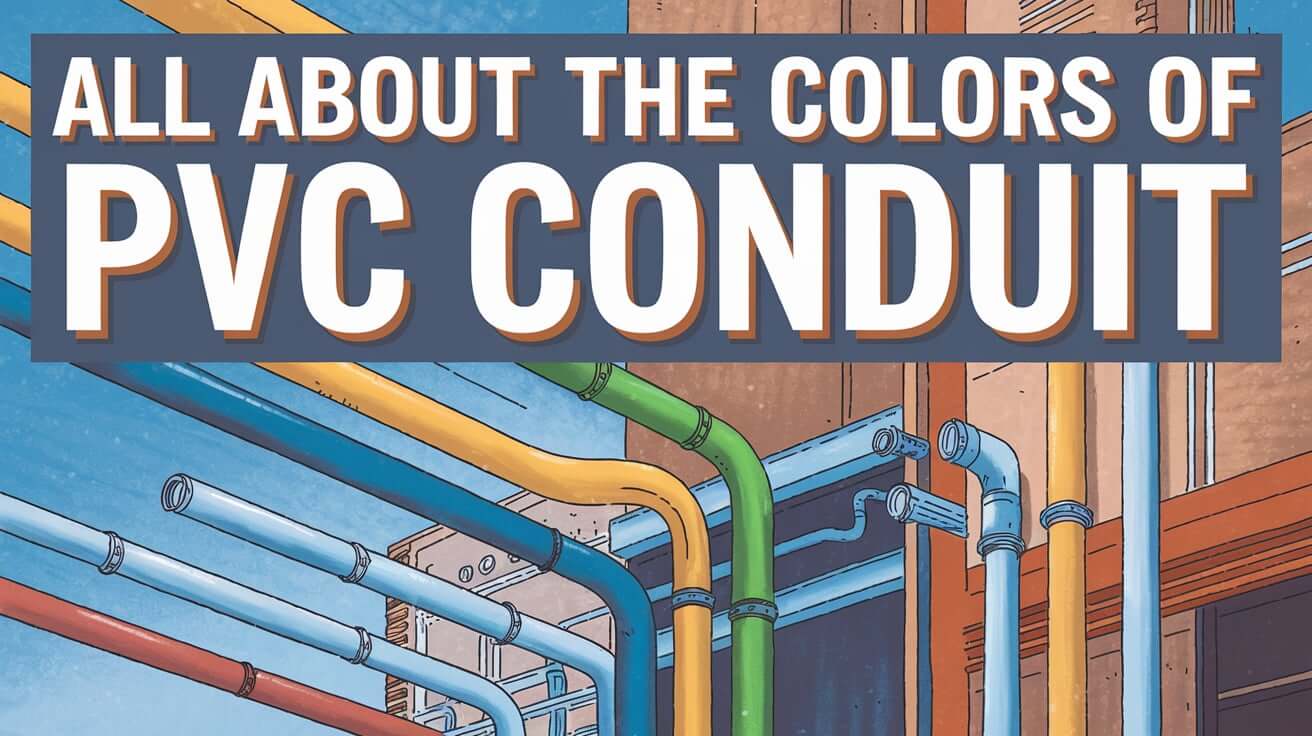 Todo sobre los colores de los conductos de PVC