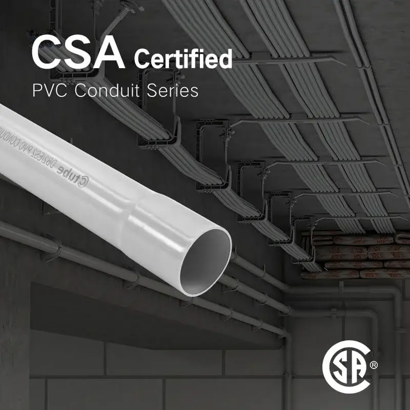 CSA certified conduit and fitting