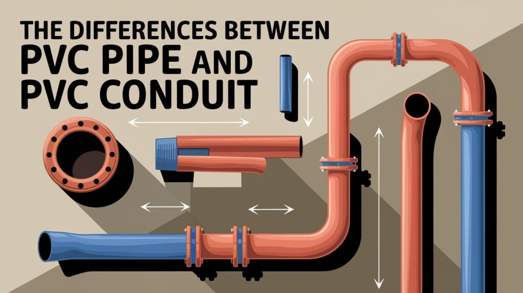 The differences between PVC pipe and PVC conduit