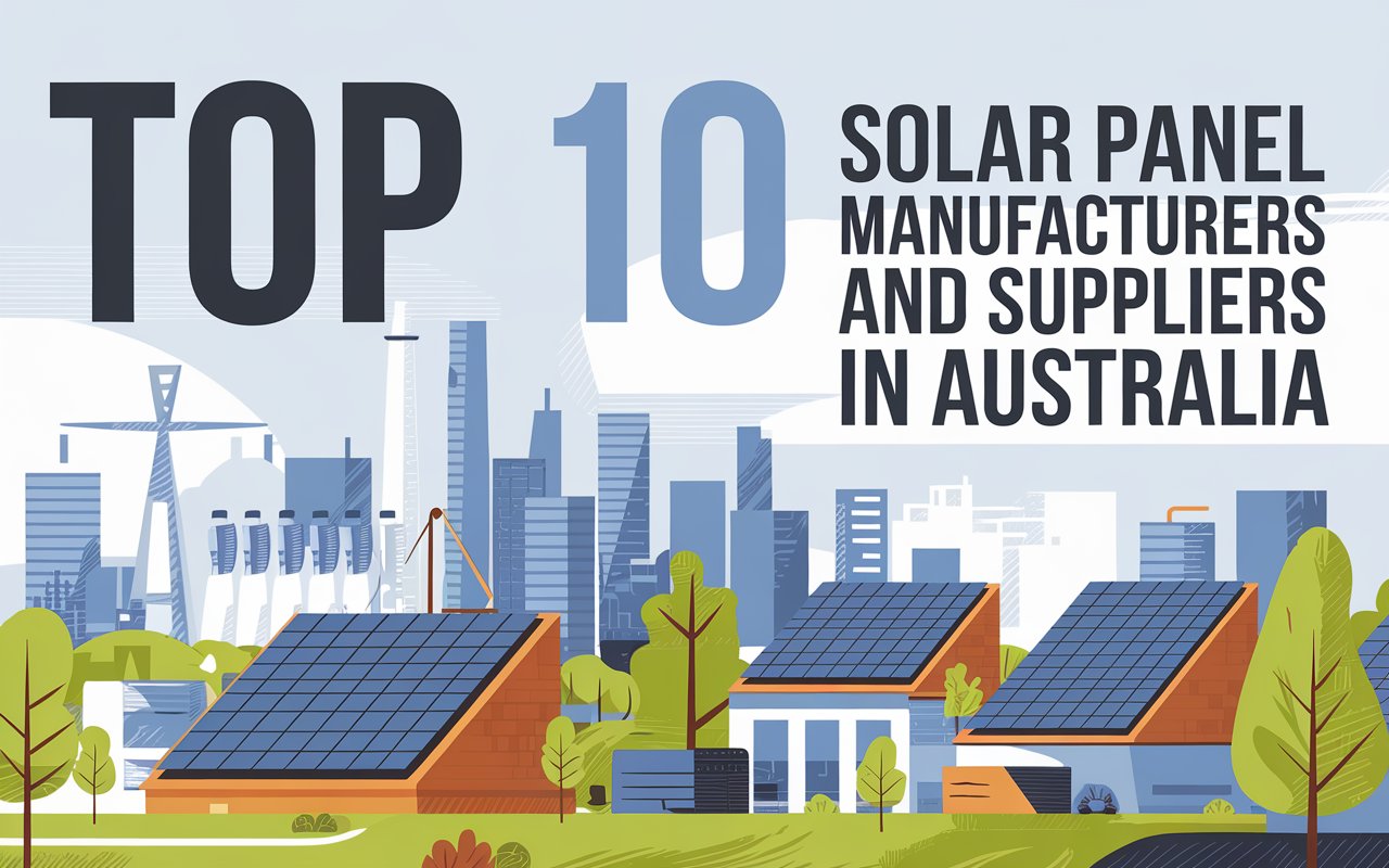 Os 10 principais fabricantes e fornecedores de painéis solares na Austrália