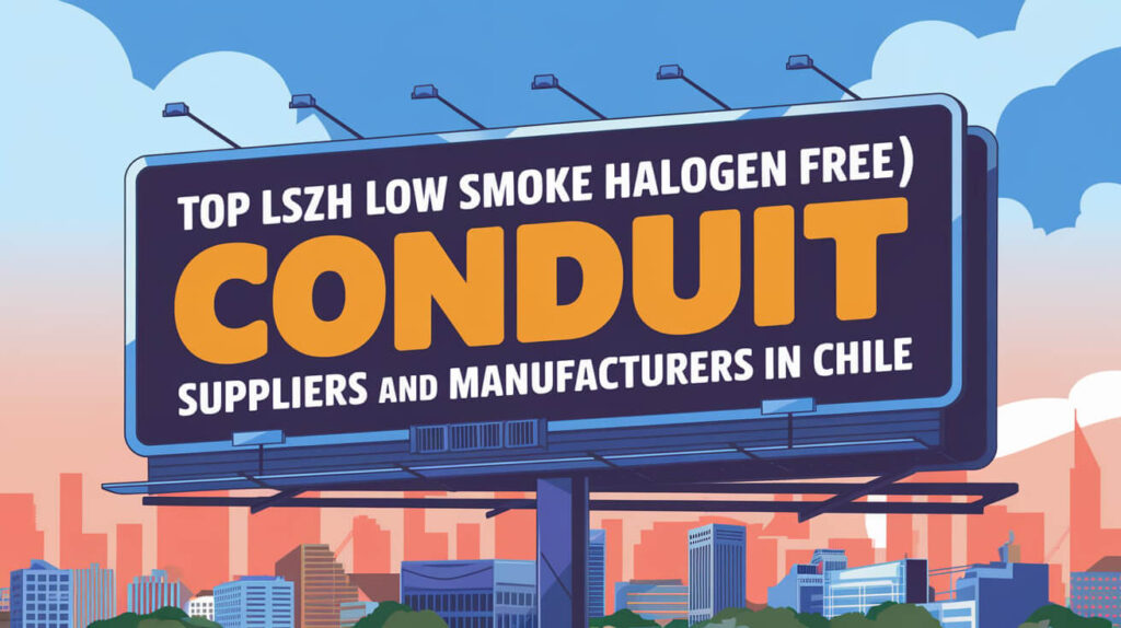 Top LSZH (Low Smoke Halogen Free ) Conduit Suppliers and Manufacturers In Chile