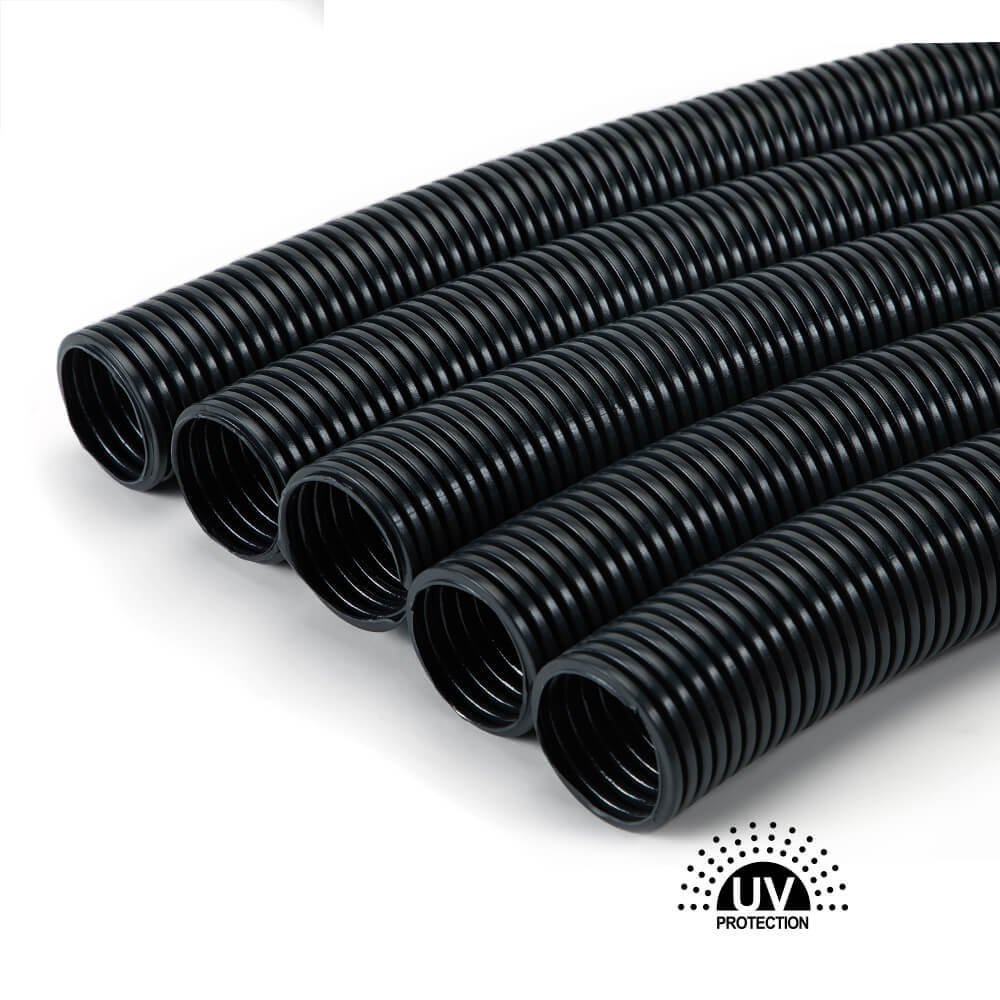 black solar corrugated conduit pipe