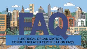 Electrical Organization and Conduit Related Certification FAQs