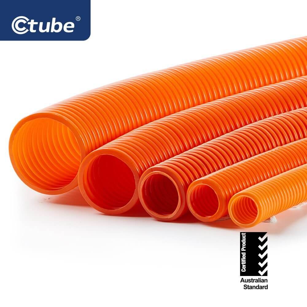 orange-corrugated-conduit-pipe